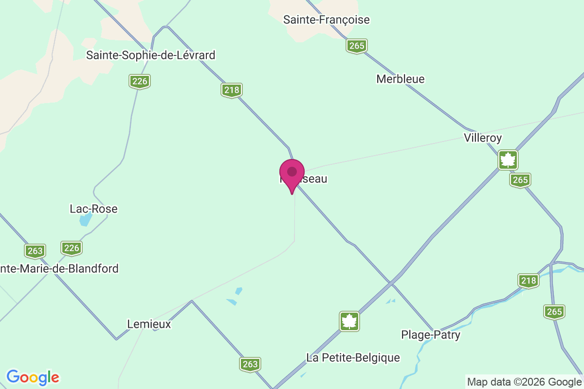 Carte de Manseau