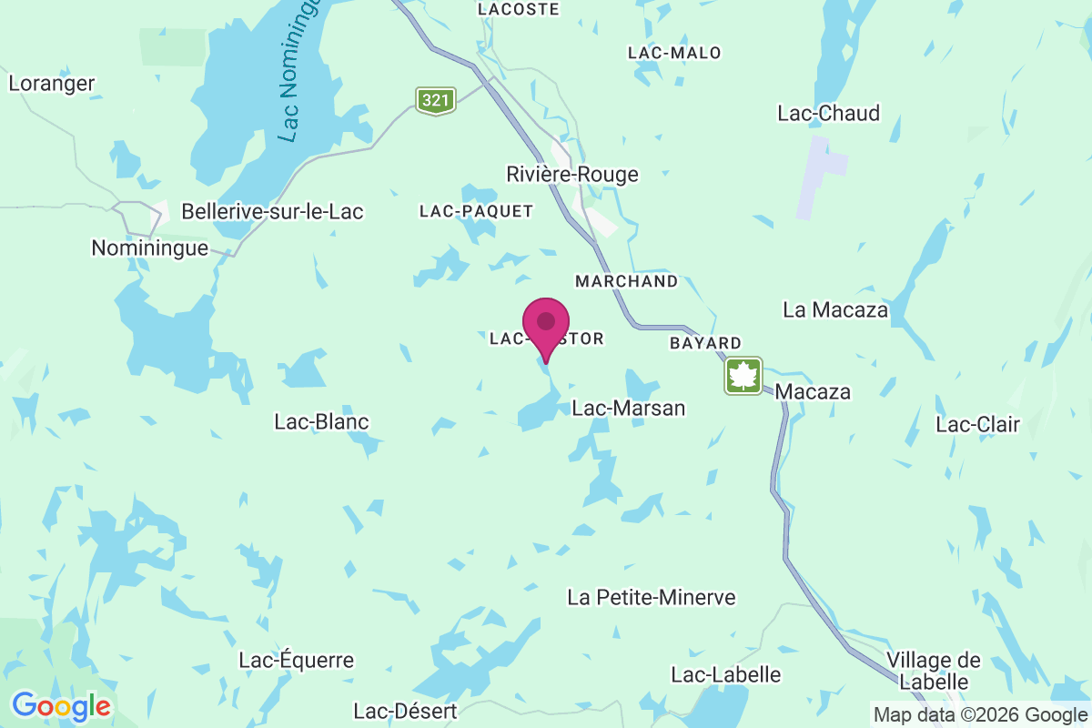 Carte de Lac-Castor