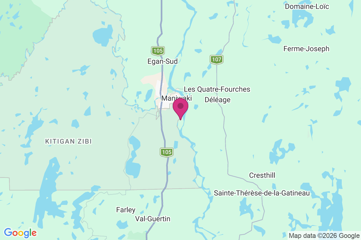 Carte de Maniwaki