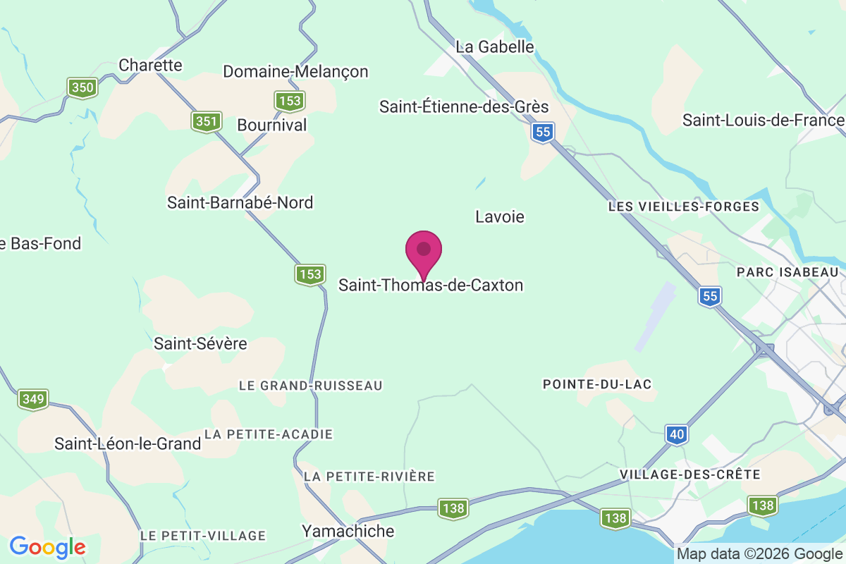 Carte de Saint-Thomas-de-Caxton