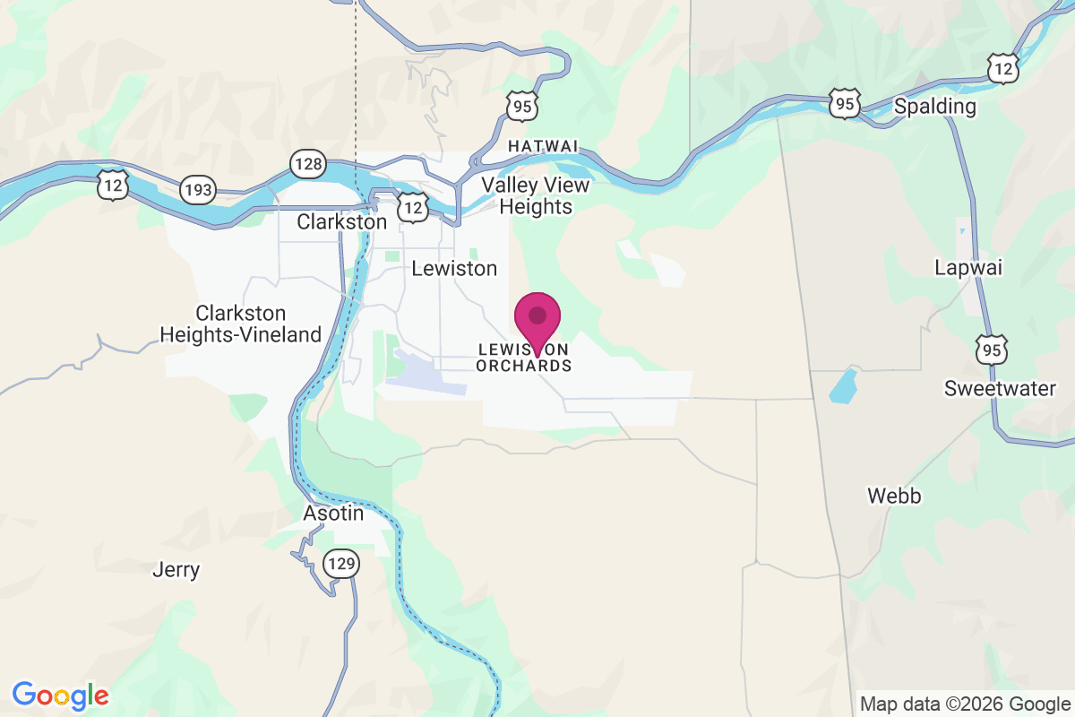 Carte de Lewiston Orchards