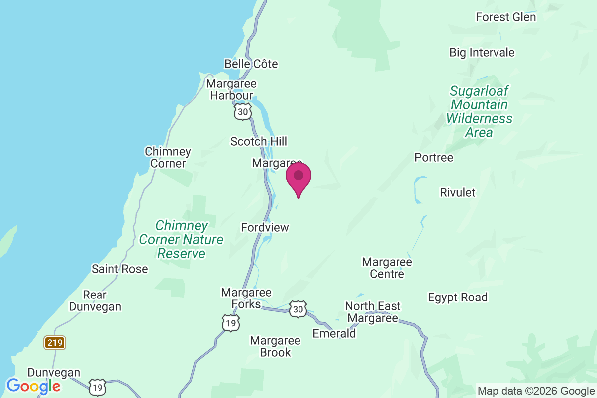 Carte de East Margaree