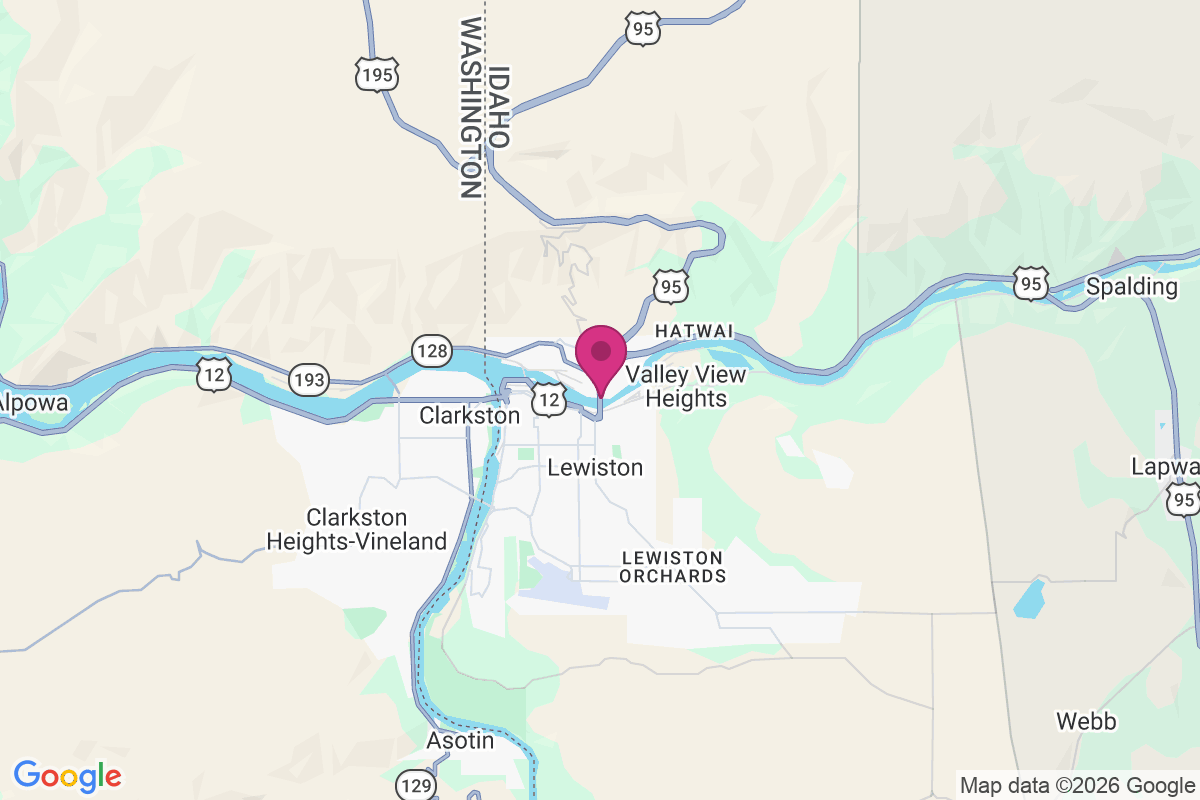 Carte de North Lewiston