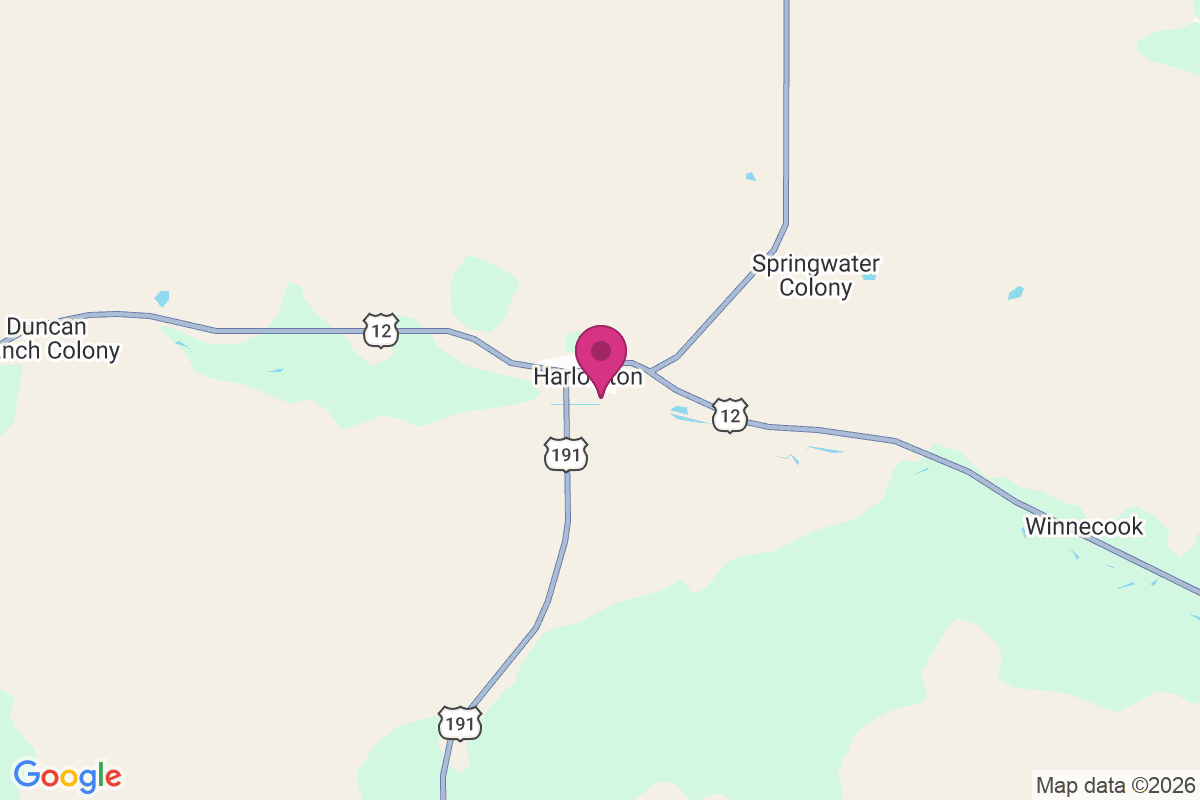 Carte de Harlowton