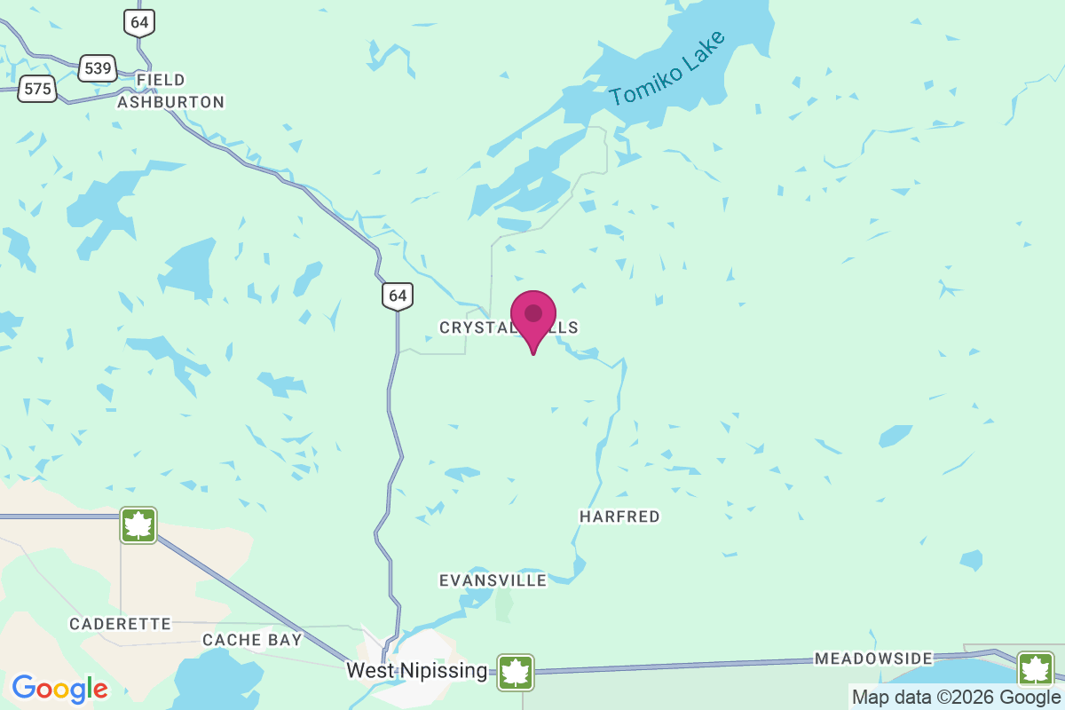 Carte de Crystal Falls
