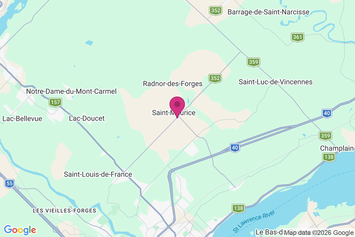 Carte de Saint Maurice