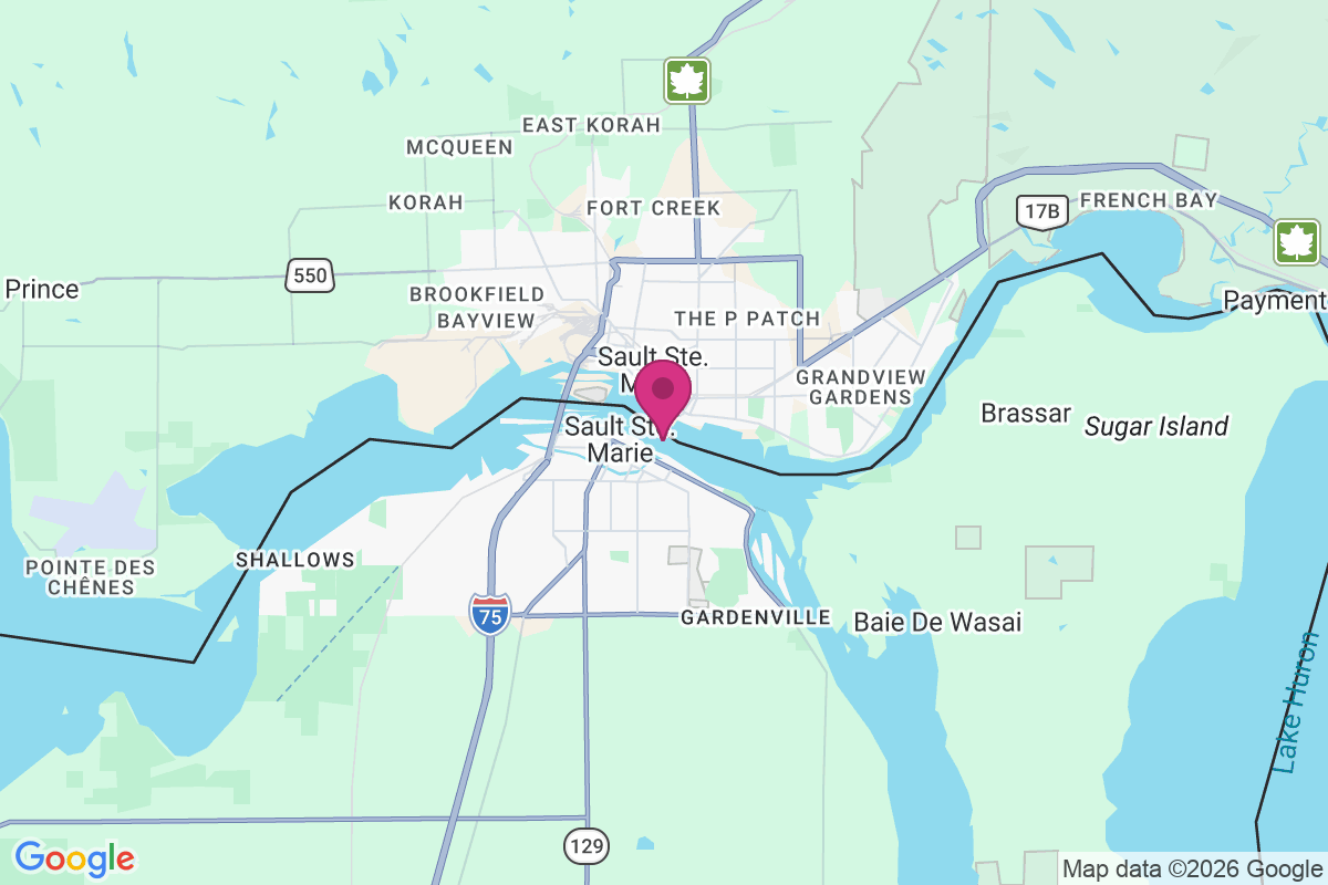 Carte de Sault Sainte Marie