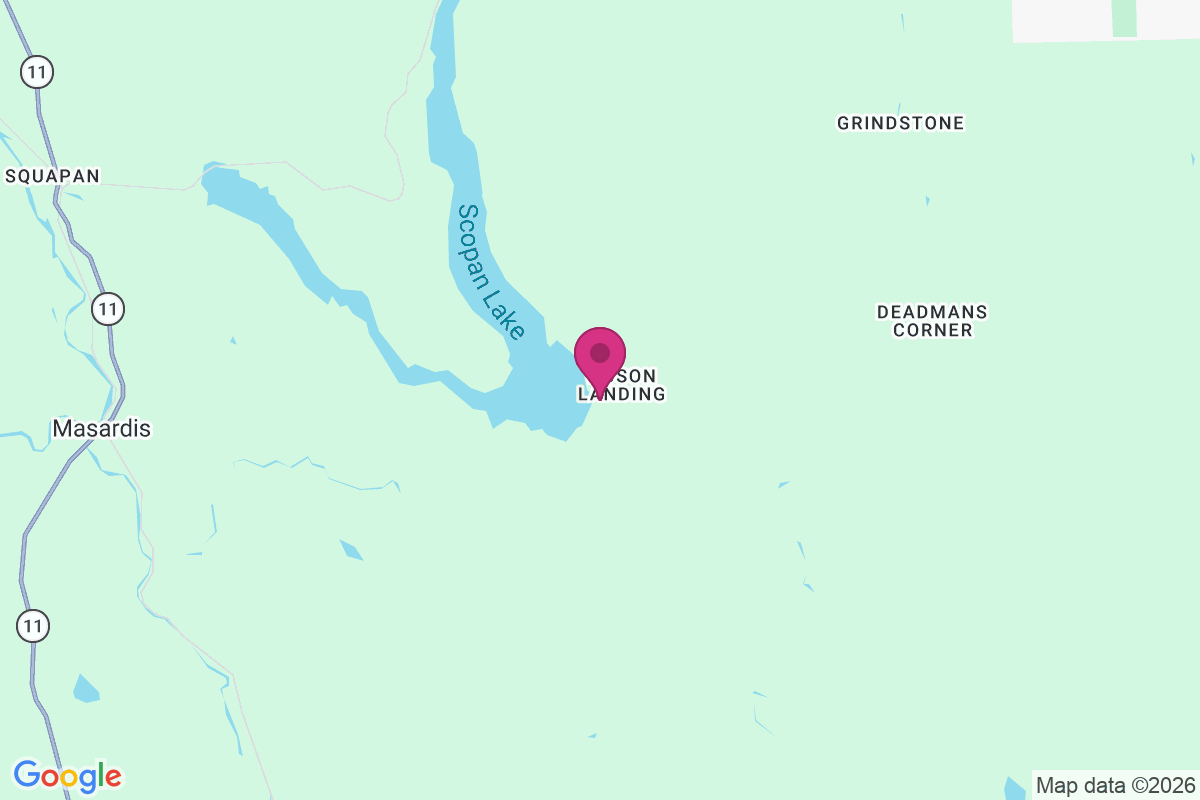 Carte de Huson Landing
