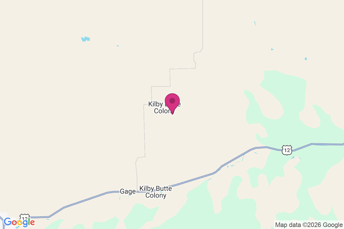 Carte de Kilby Butte Colony