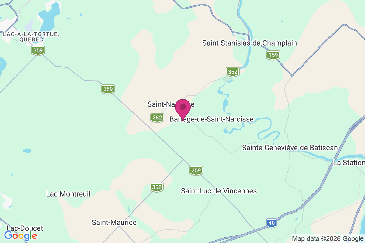 Carte de Saint-Narcisse