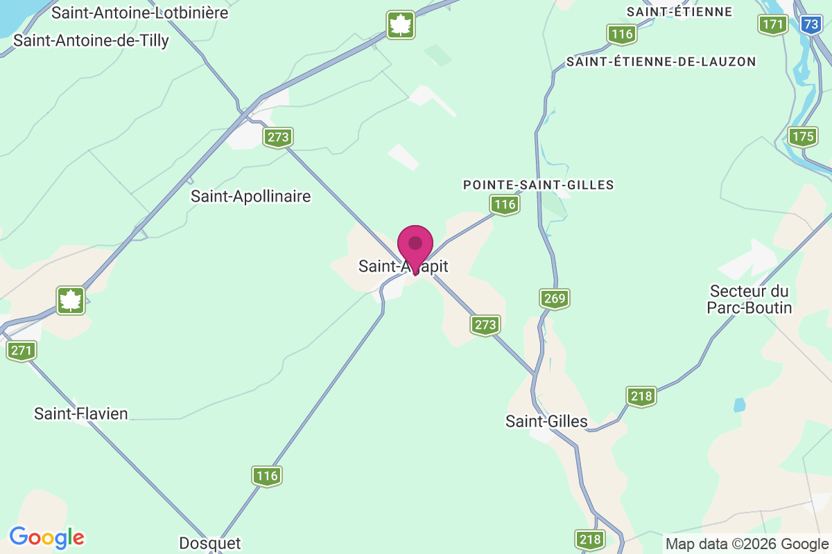Carte de Saint-Agapitville