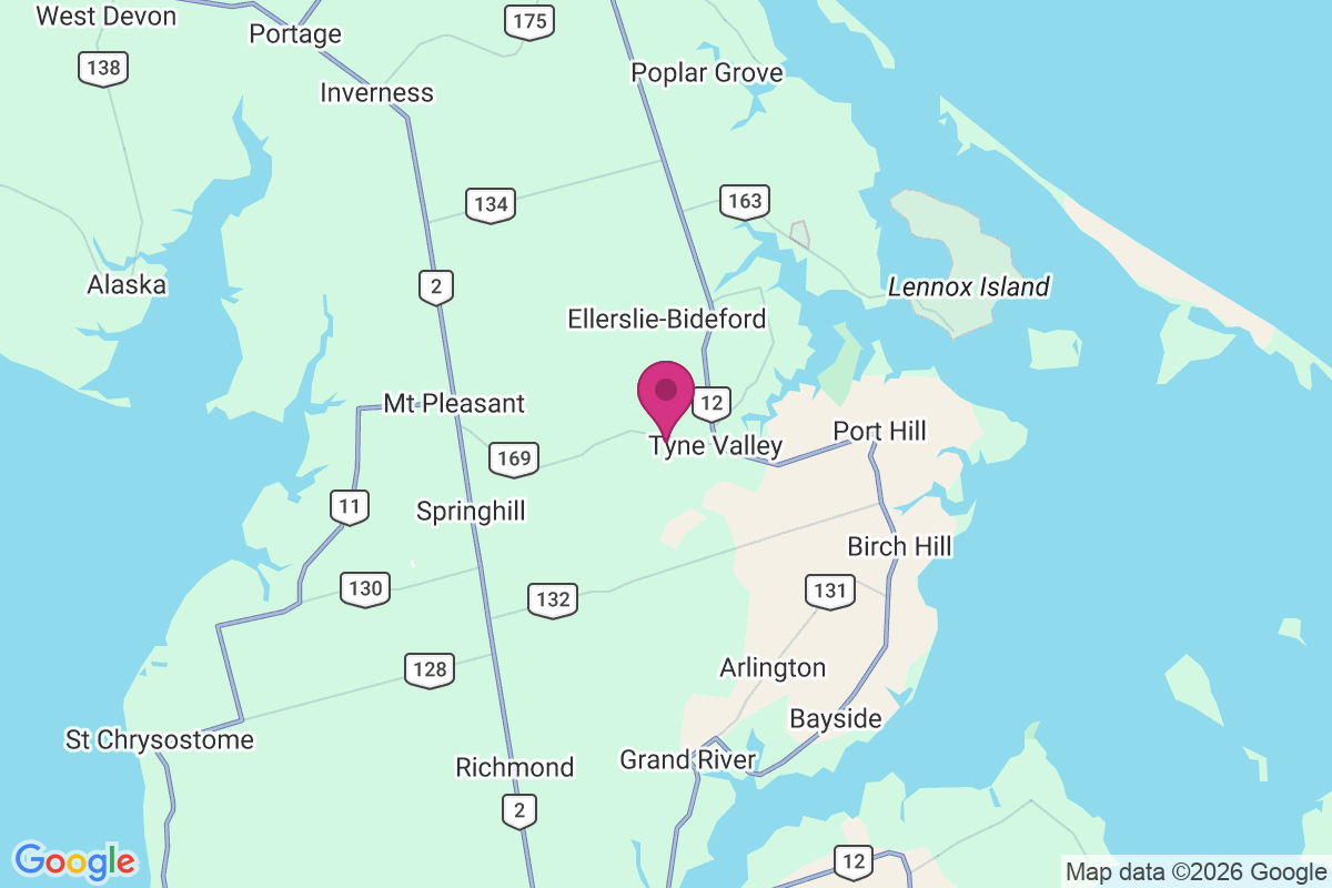 Carte de Lennox Island
