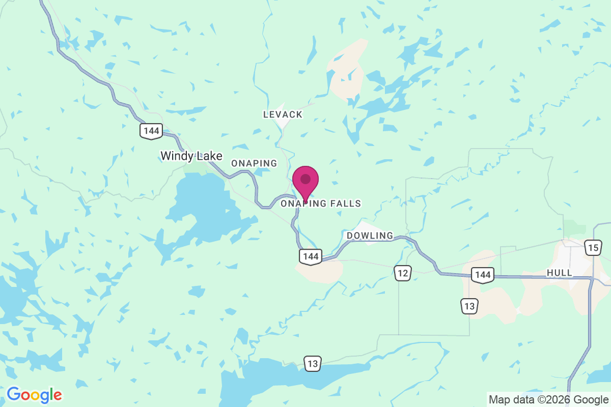 Carte de Onaping Falls