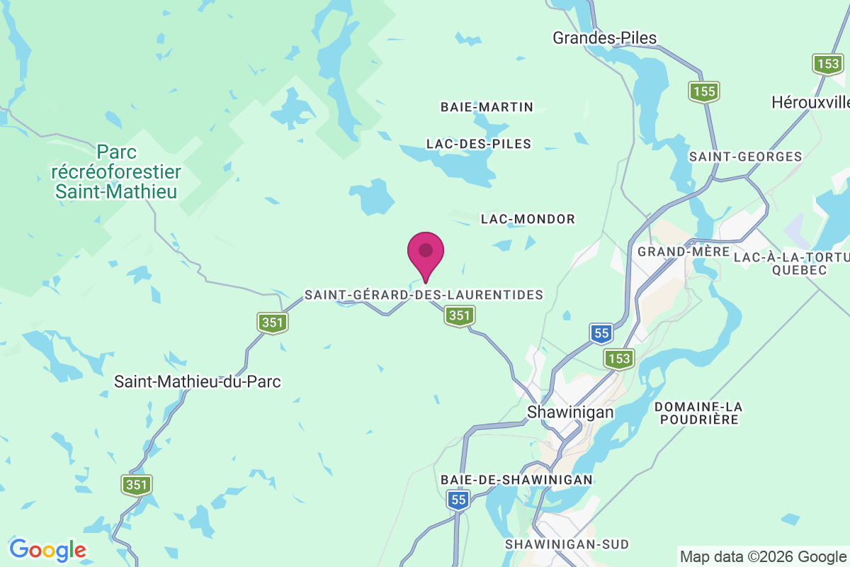 Carte de Saint-Gérard-des-Laurentides