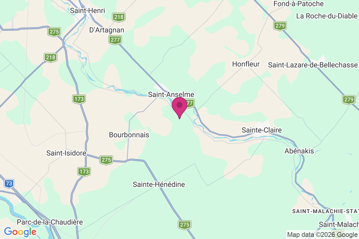Carte de Saint-Anselme