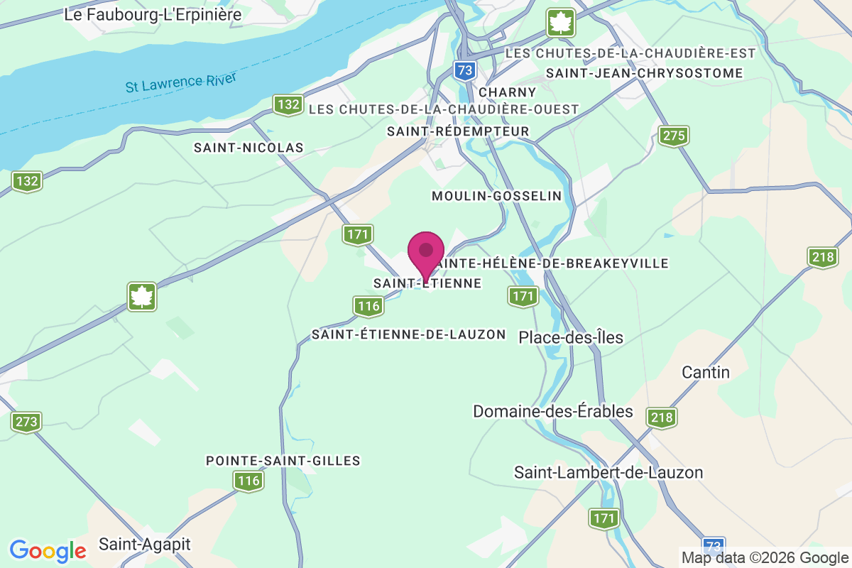 Carte de Saint-Étienne