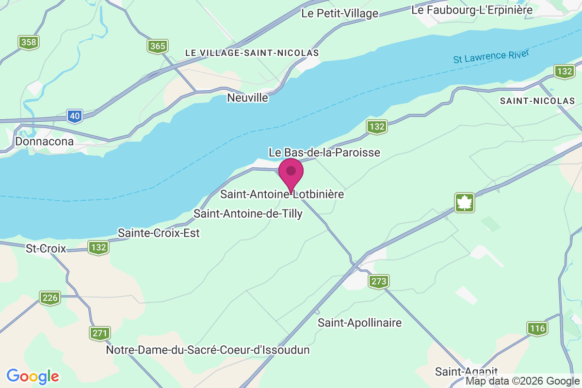 Carte de Saint-Antoine-Lotbinière