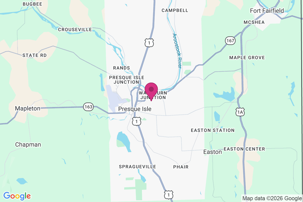 Carte de Presque Isle
