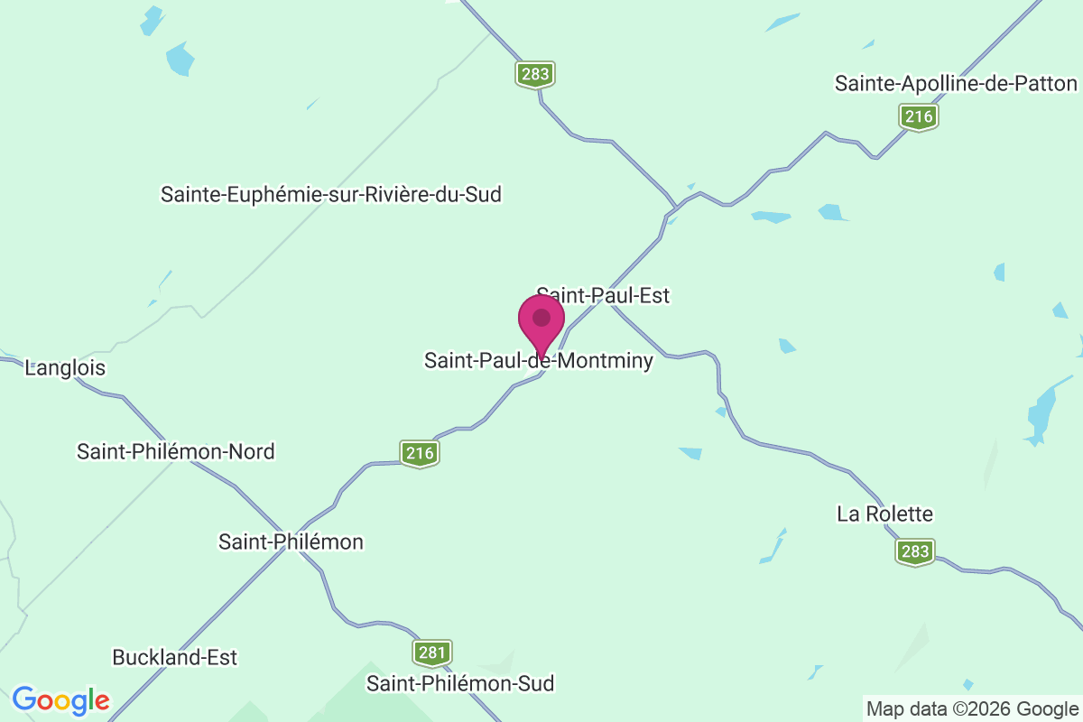 Carte de Saint-Paul-de-Montminy
