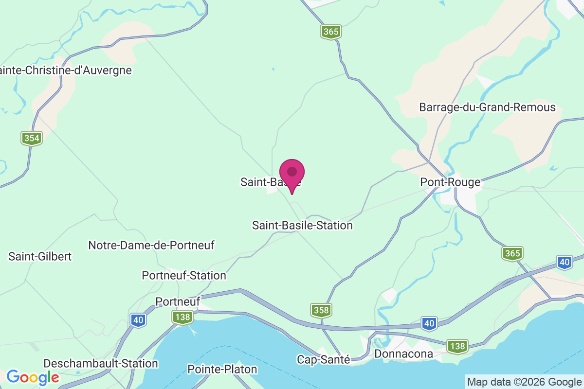Carte de Saint-Basile-de-Portneuf