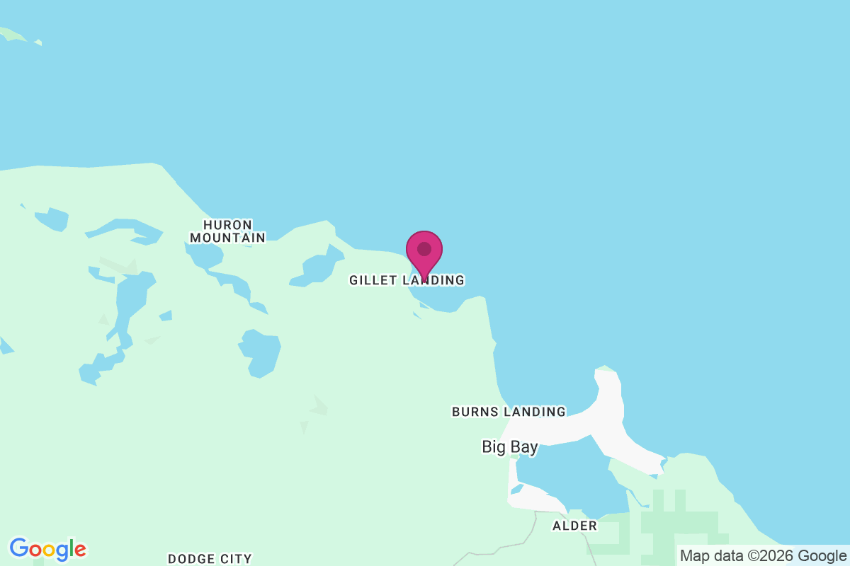 Carte de Gillet Landing