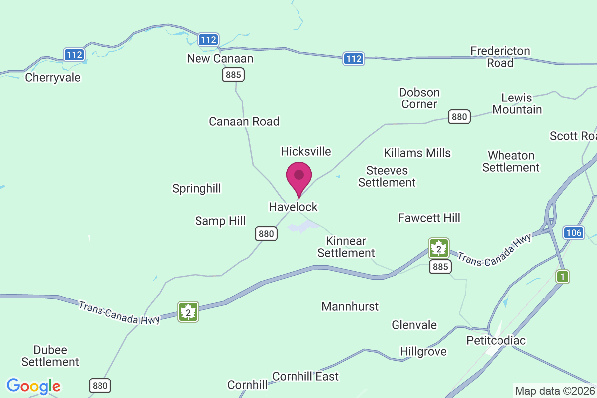 Carte de Butternut Ridge
