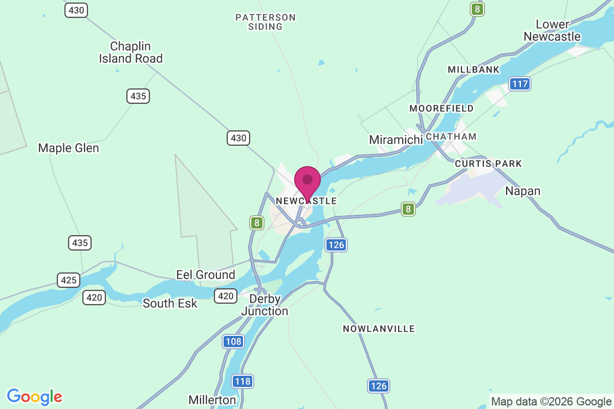 Carte de Newcastle