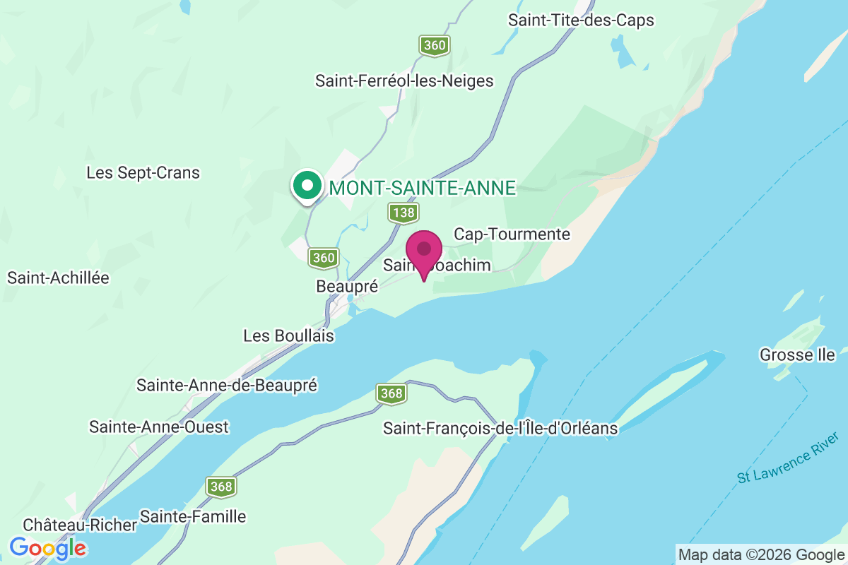 Carte de Saint-Joachim-de-Montmorency