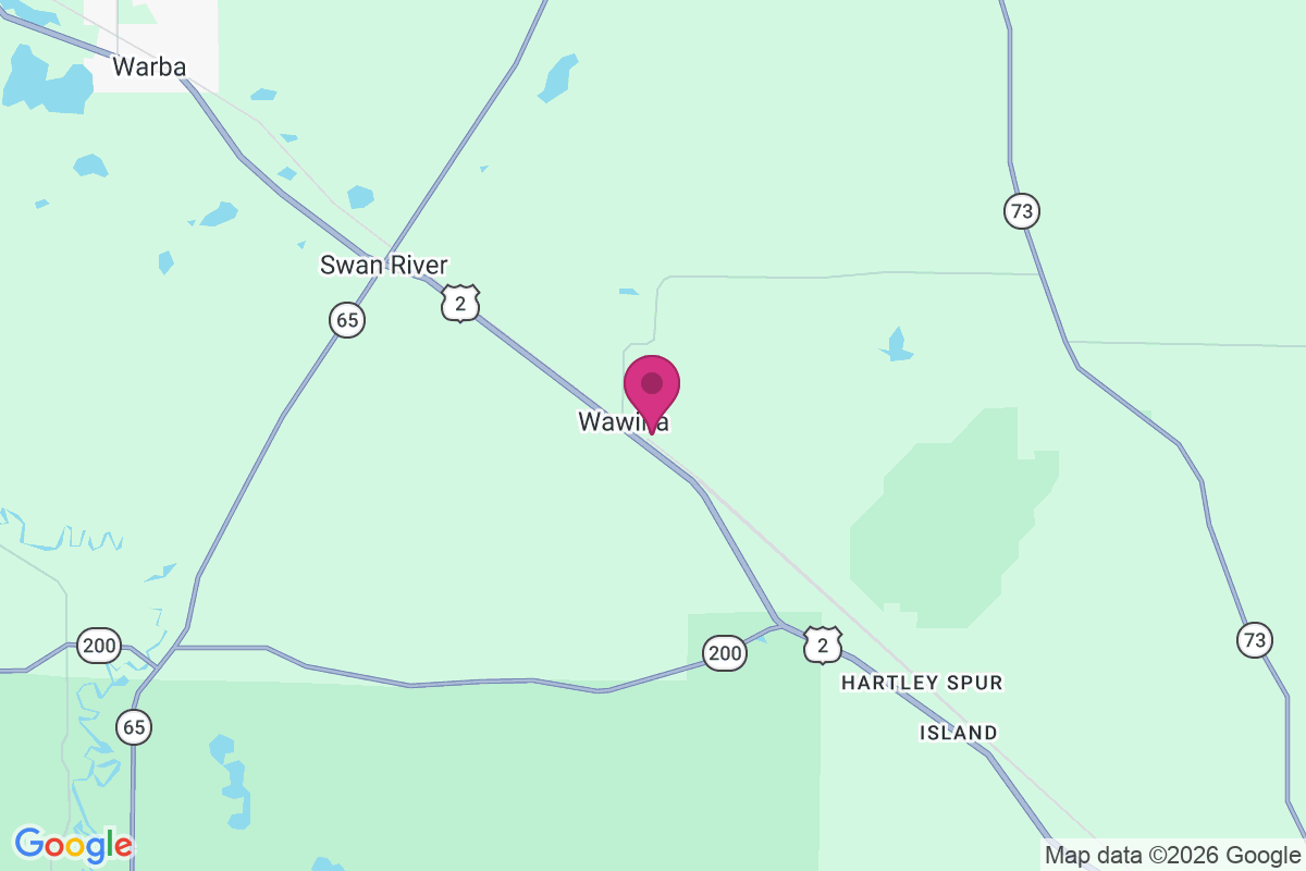 Carte de Wawina