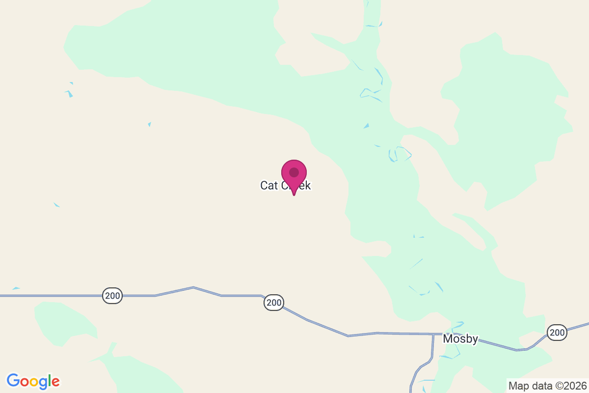 Carte de Cat Creek
