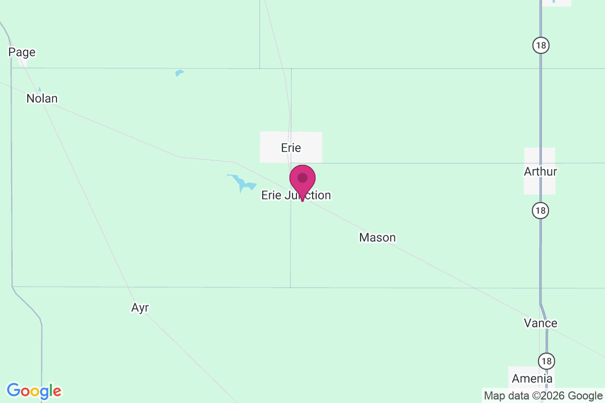 Carte de Erie Junction