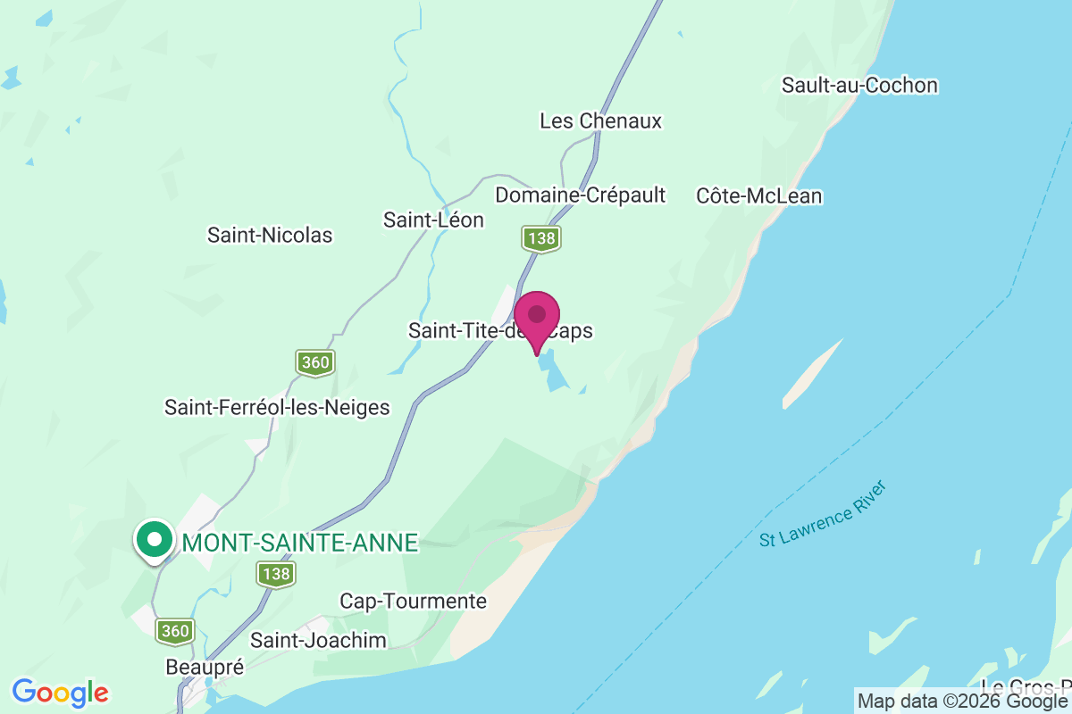 Carte de Saint-Tite-des-Caps
