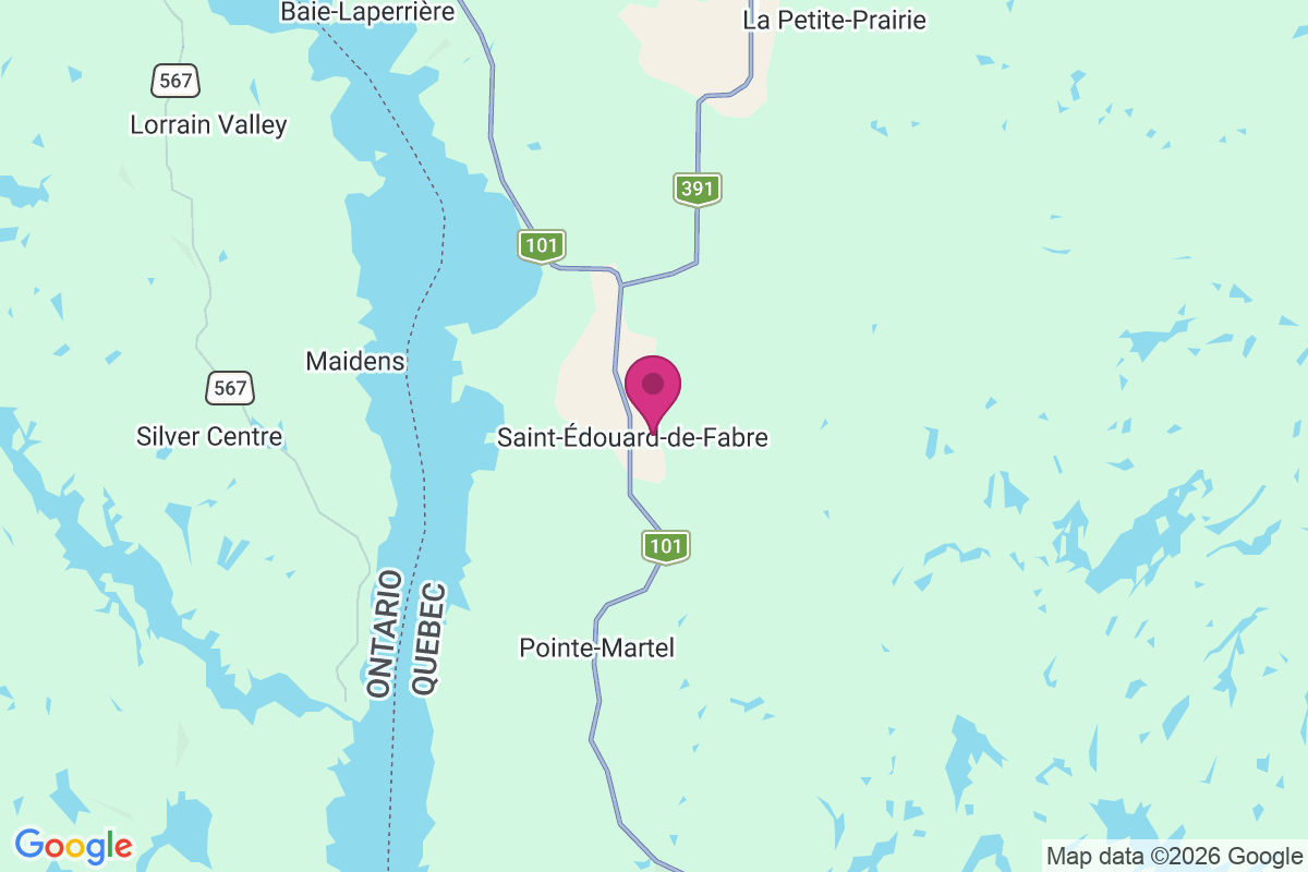 Carte de Saint-Édouard-de-Fabre