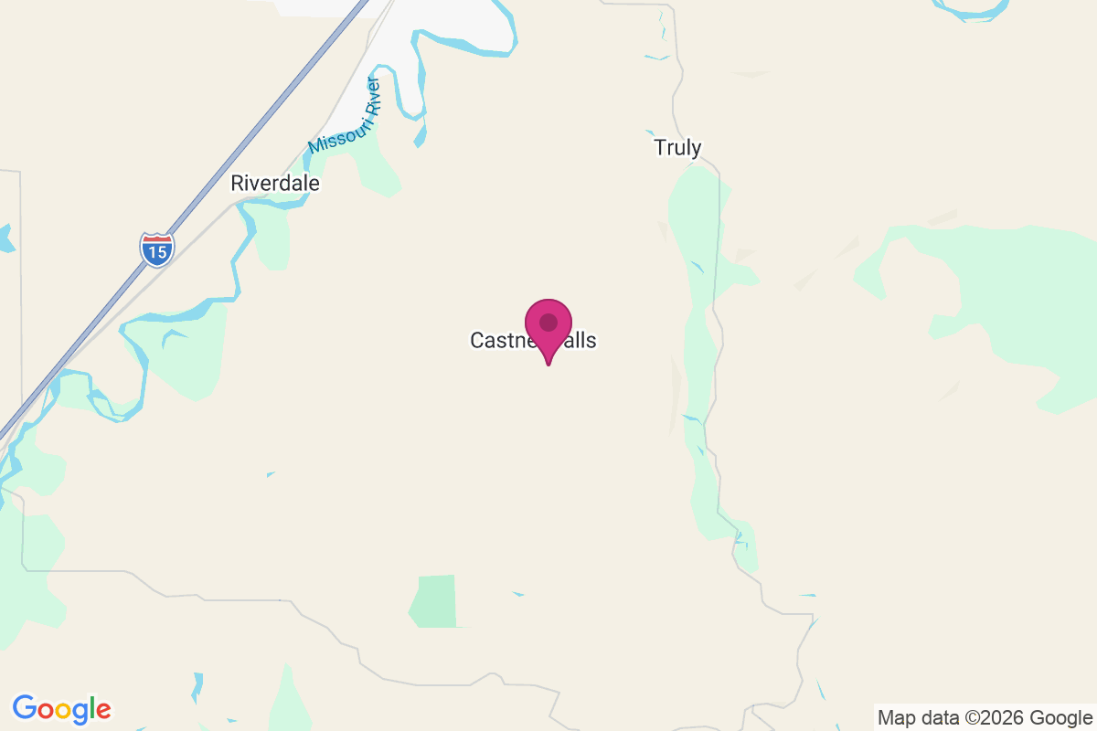 Carte de Castner Falls
