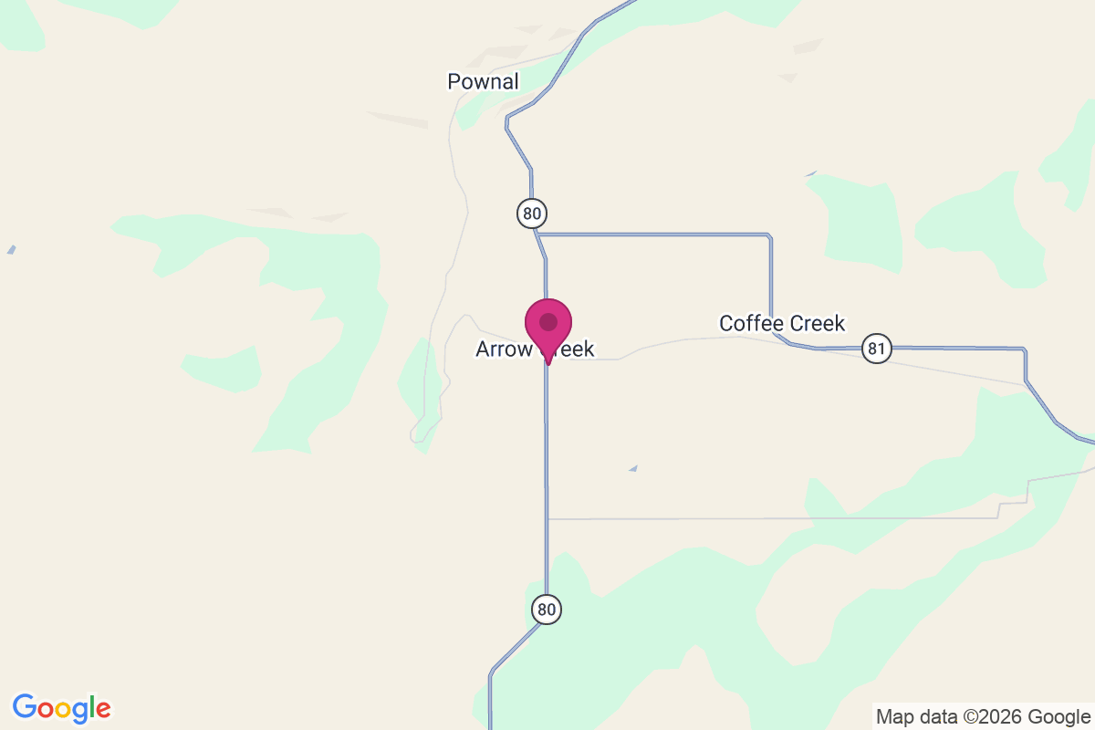 Carte de Arrow Creek