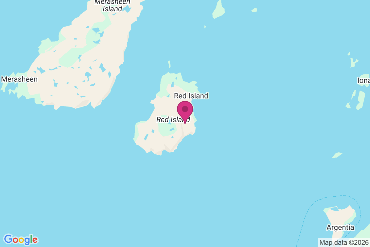 Carte de Red Island Harbour