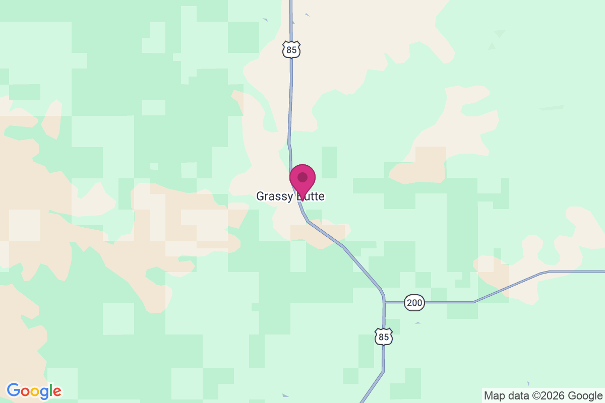 Carte de Grassy Butte