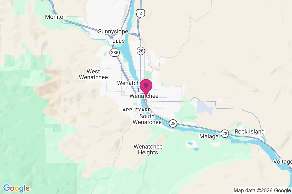 Carte de East Wenatchee