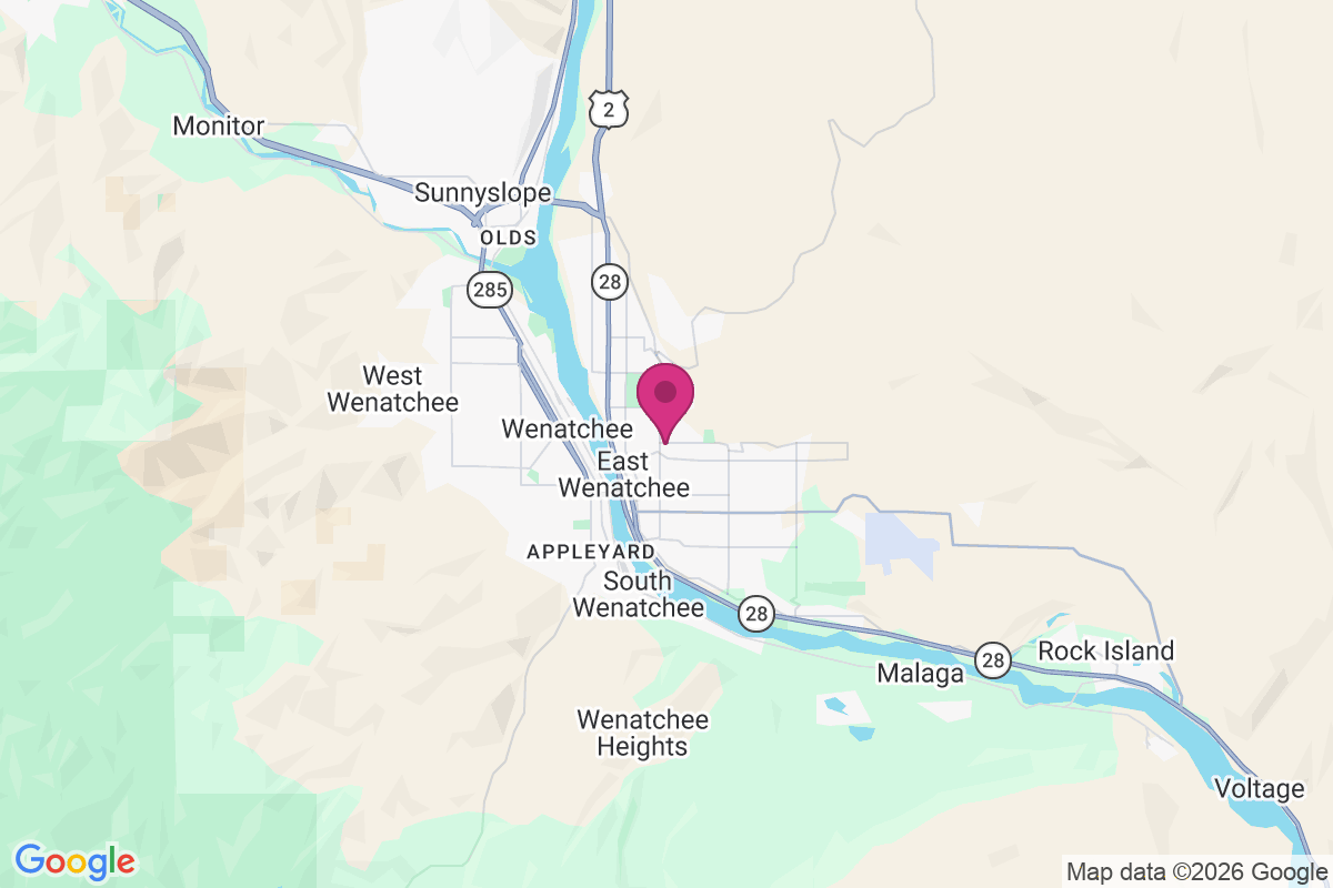 Carte de East Wenatchee Bench