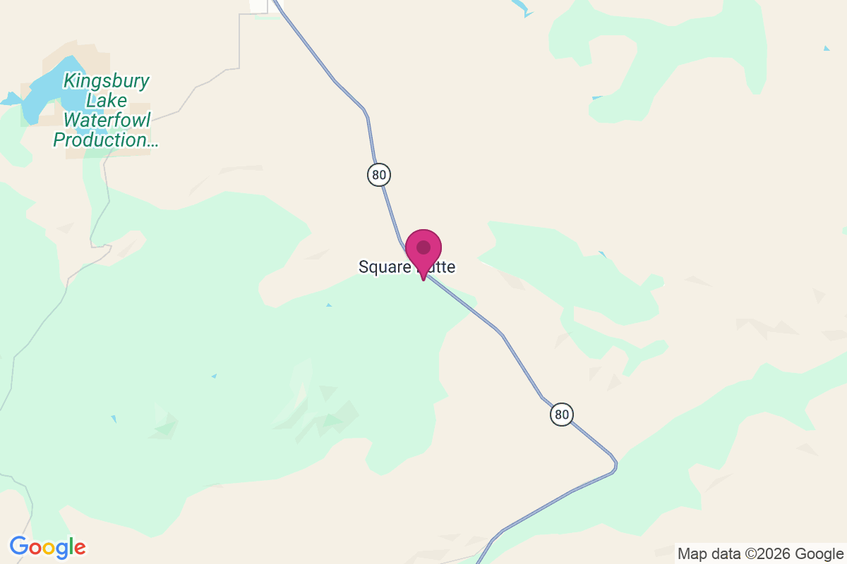 Carte de Square Butte