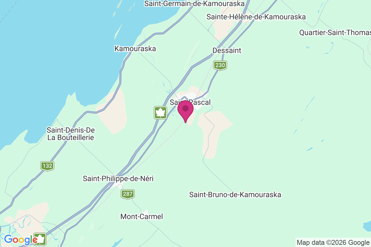Carte de Saint-Pascal