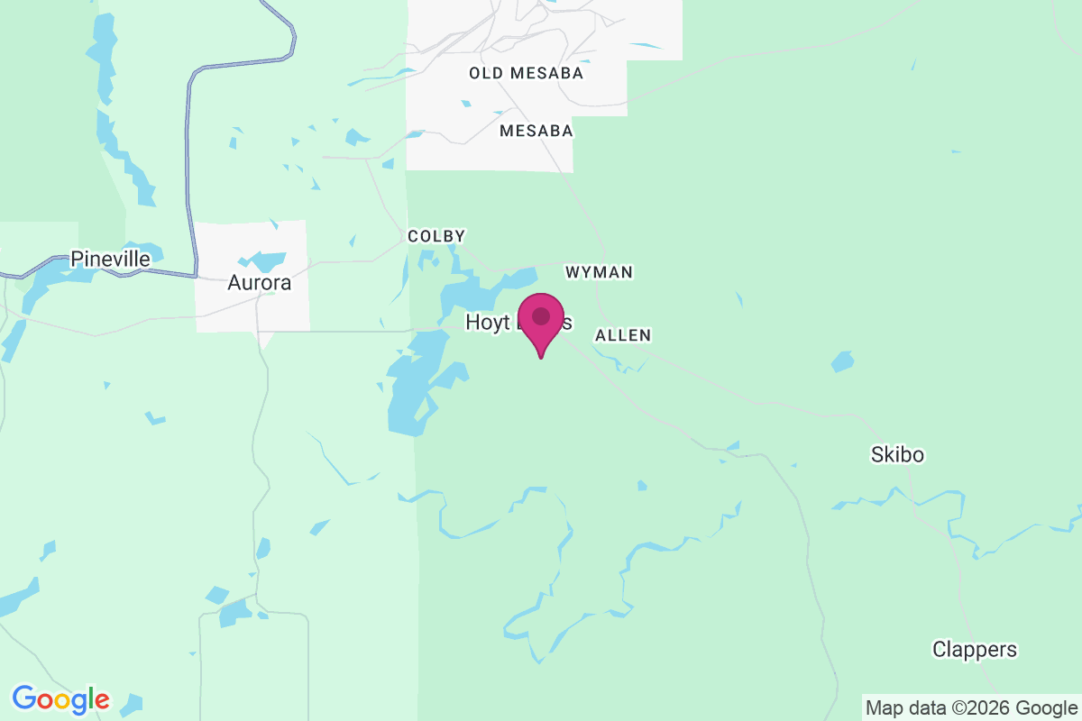 Carte de Hoyt Lakes