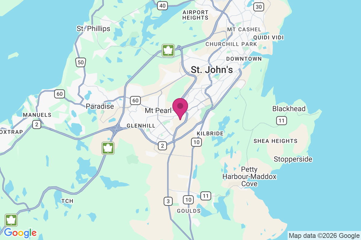 Carte de Mount Pearl
