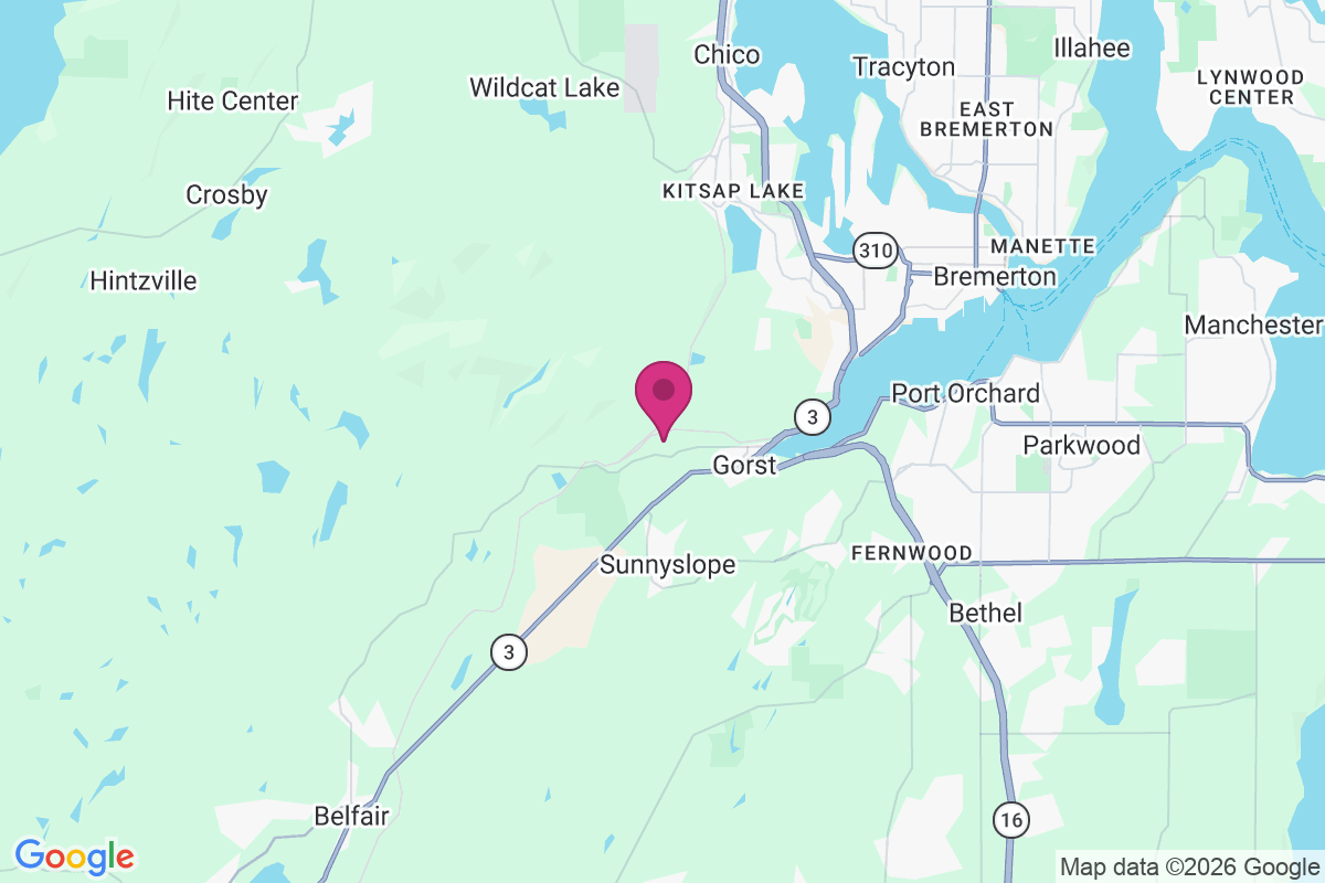 Carte de Bremerton Junction