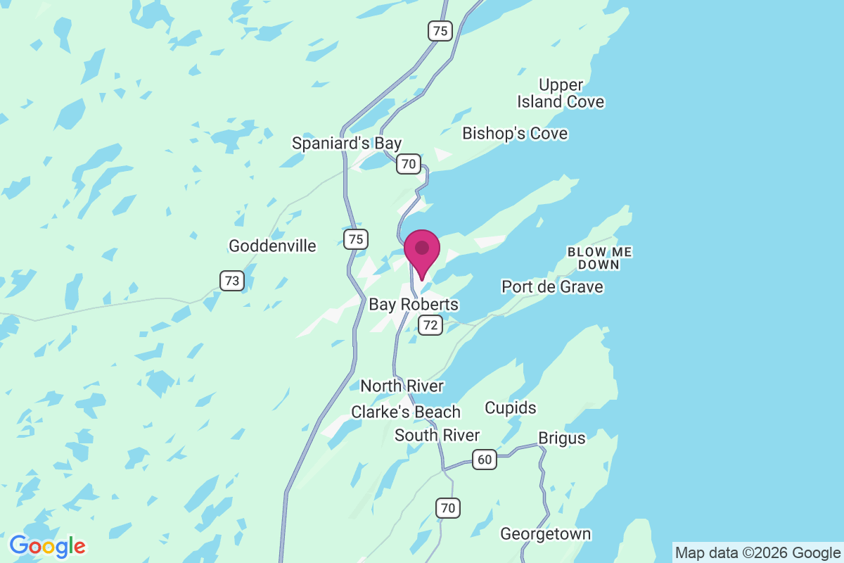 Carte de Bay Roberts
