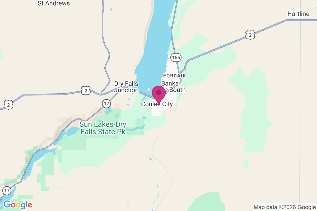 Carte de Coulee City