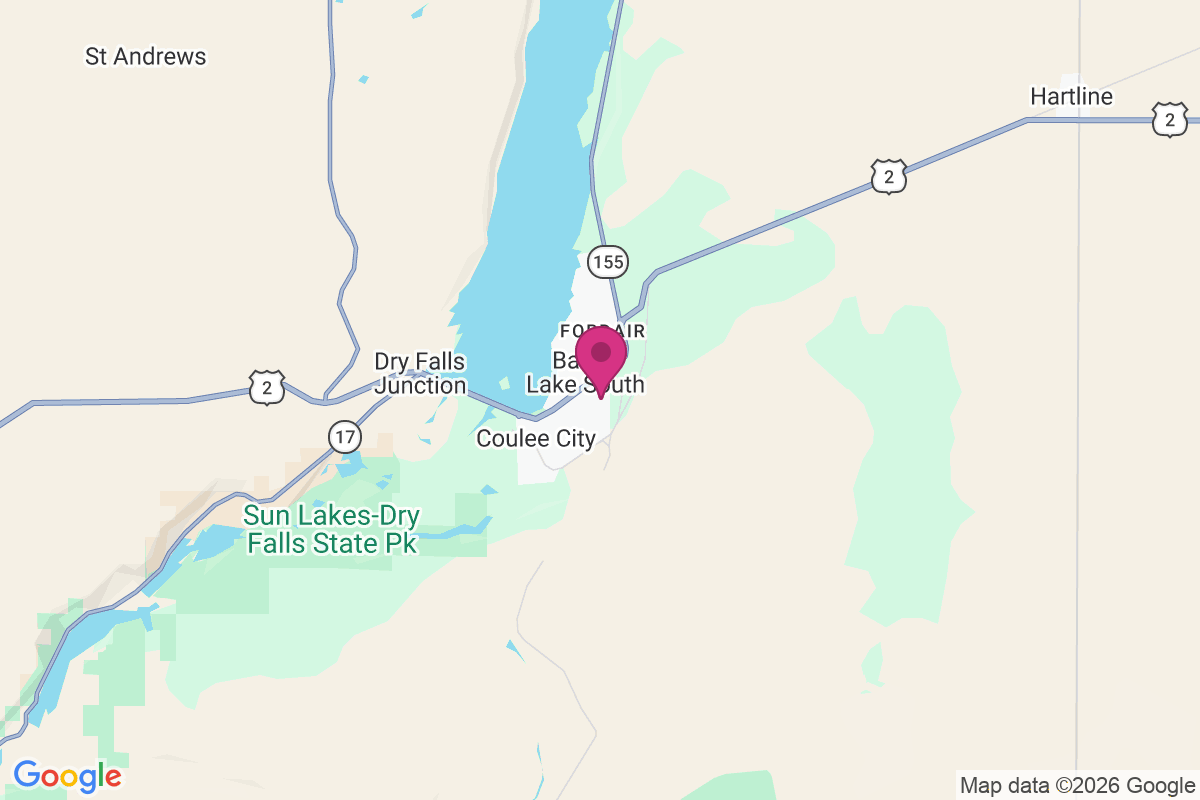 Carte de Banks Lake South