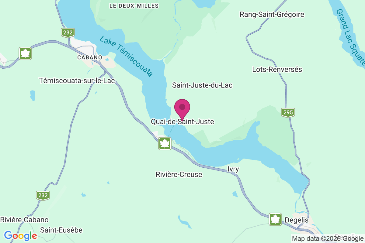 Carte de Quai-de-Saint-Juste