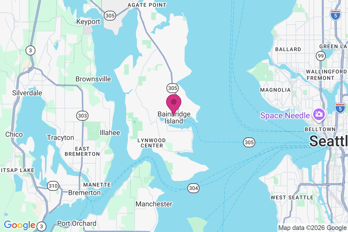 Carte de Bainbridge Island
