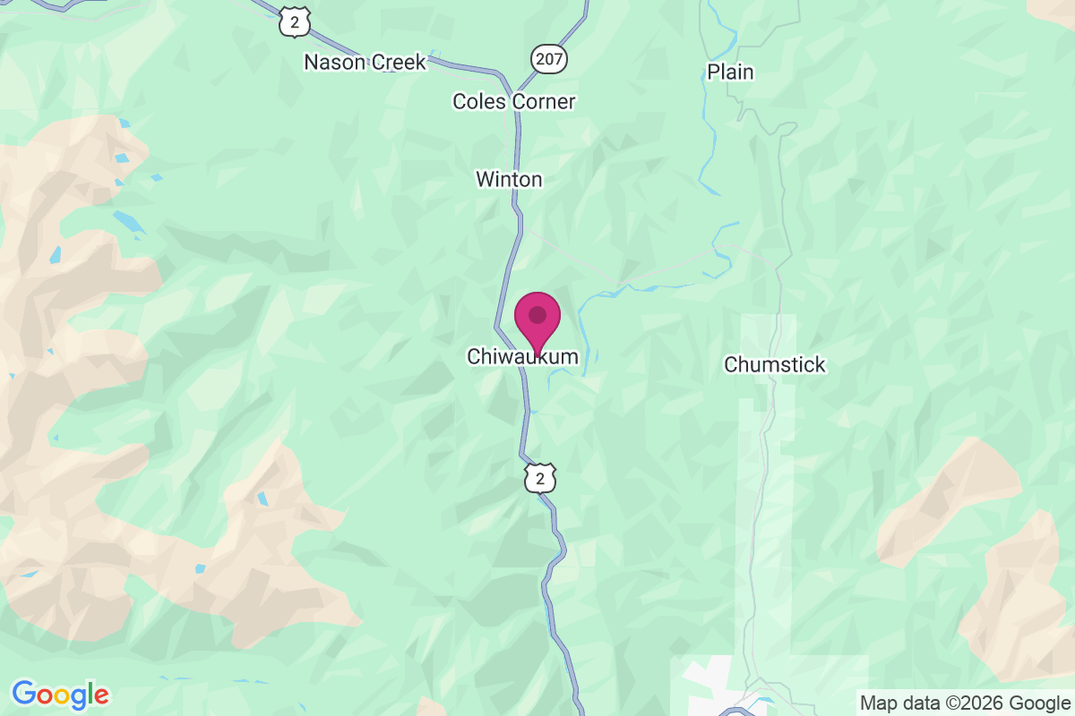 Carte de Chiwaukum